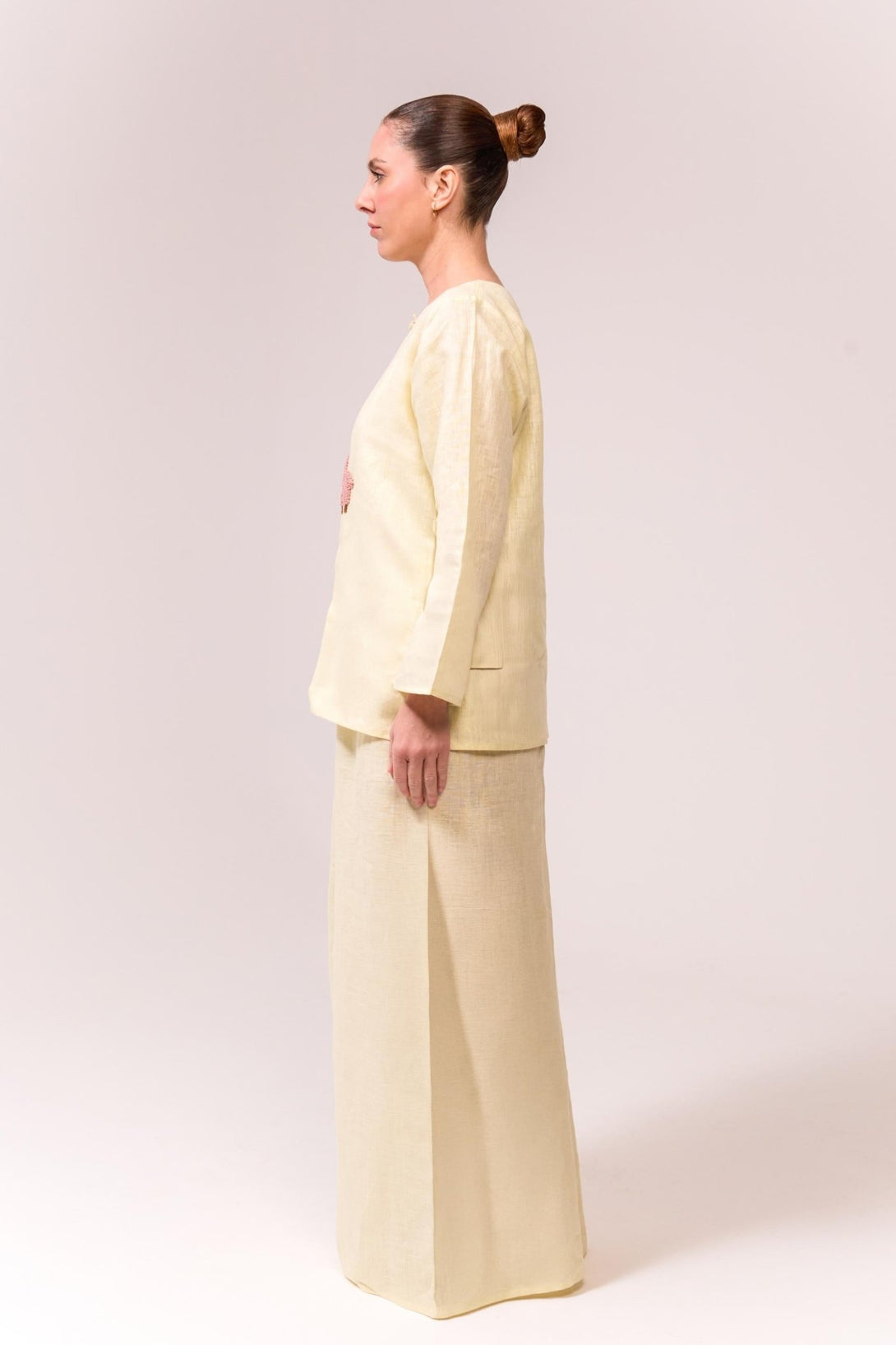 Linen Embroidered Set – Two - Piece - Lehalo official