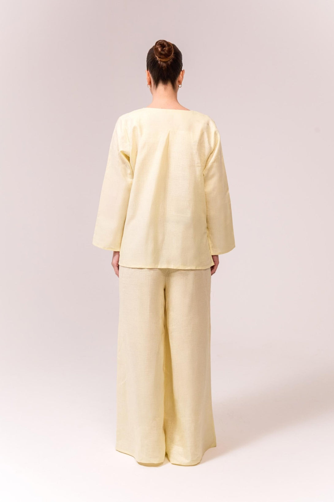 Linen Embroidered Set – Two - Piece - Lehalo official